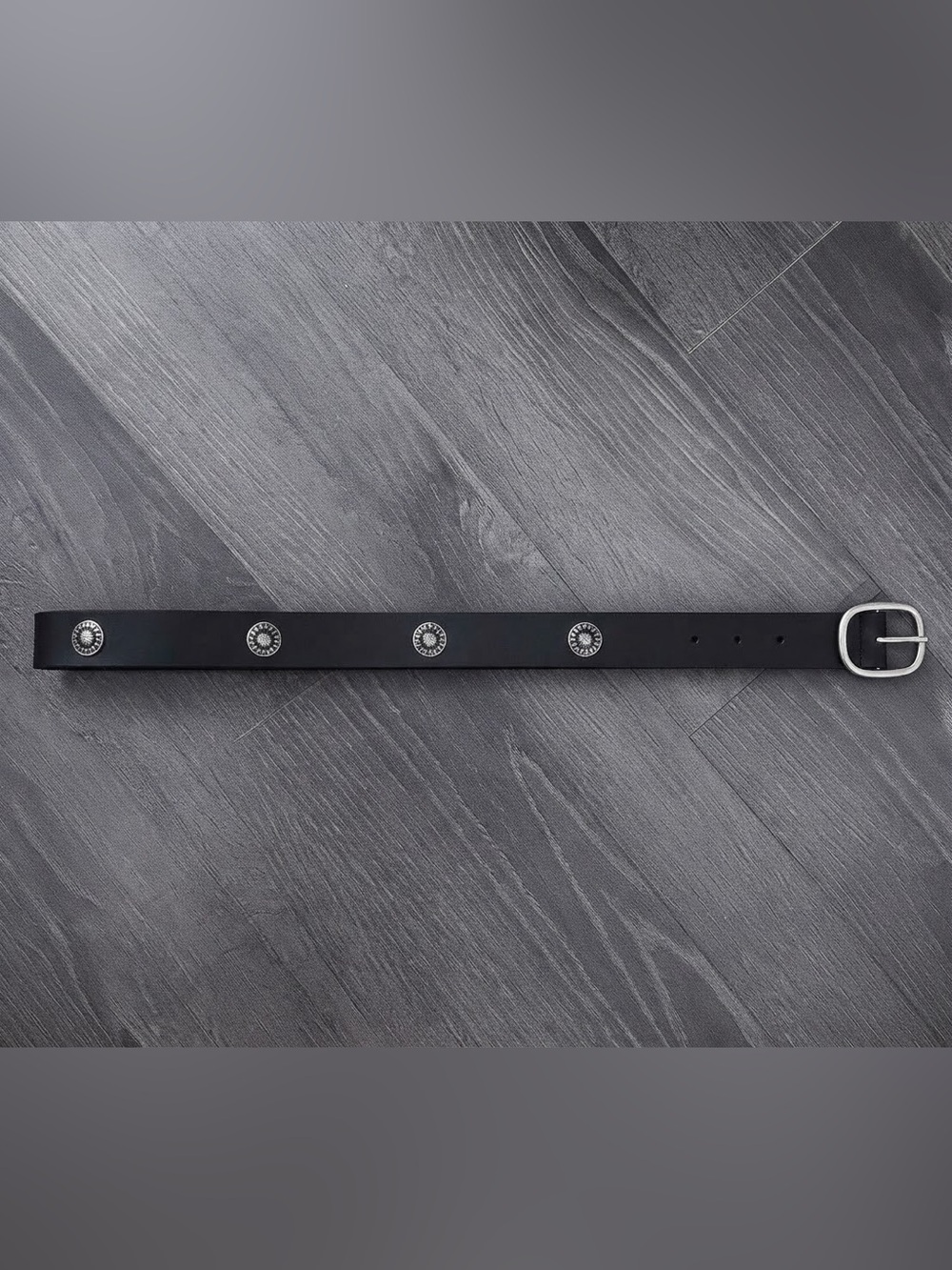 Women's Black Western Studded Belt Silver Hardware Size Smallโ